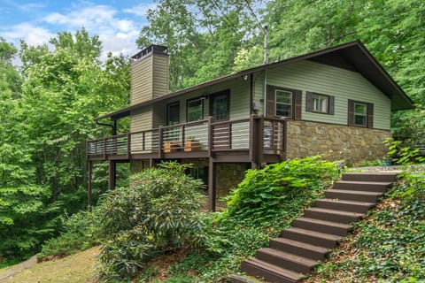 The Sunset Chalet Pet-friendly, Deck & 5 Minutes to Black Mountain! House in Black Mountain