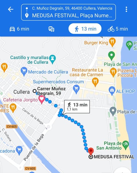 MAR i MONTAÑA en Cullera Villa Juani Villa in Cullera