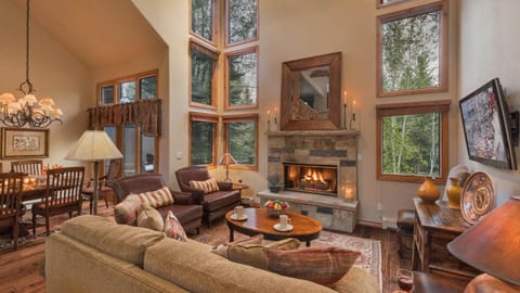 TV and multimedia, View (from property/room), Living room, Seating area, fireplace