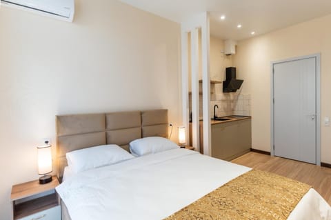 Kitchen or kitchenette, Bedroom