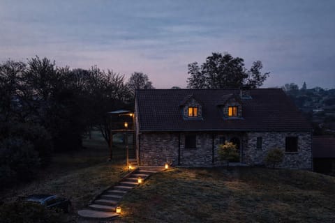 Property building, Winter, Garden, Garden, Parking