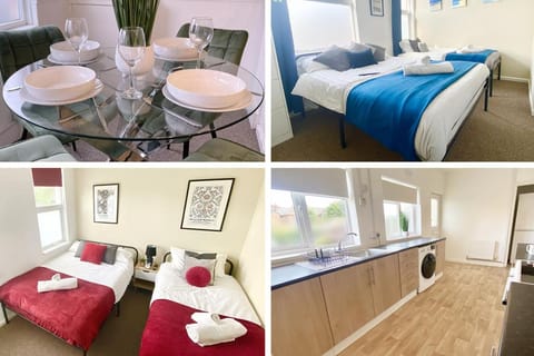 Bed, Kitchen or kitchenette, Photo of the whole room, Decorative detail, Seating area, Dining area, Bedroom, towels