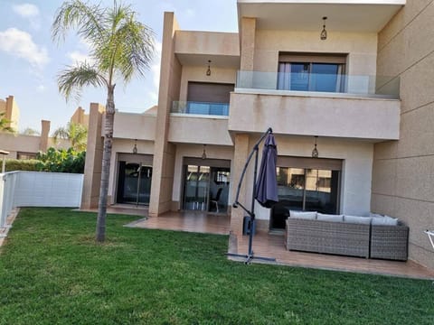 Property building, Patio, Garden, Seating area, Garden view