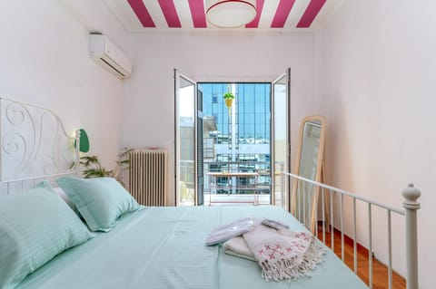 Property building, Living room, Bedroom