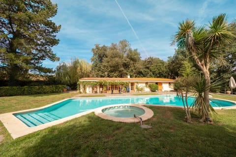 Property building, Living room, Swimming pool
