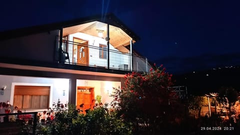 Property building, Patio, Night, View (from property/room), Balcony/Terrace