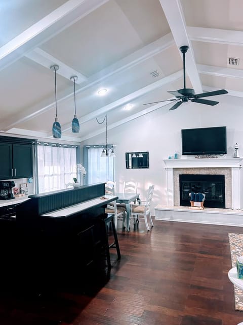 Communal lounge/ TV room, TV and multimedia, Kitchen or kitchenette, Seating area, Dining area, fireplace, pet friendly