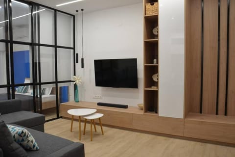 Luxurious City Apartment with Sea View - Lite Blue Apartment in Heraklion