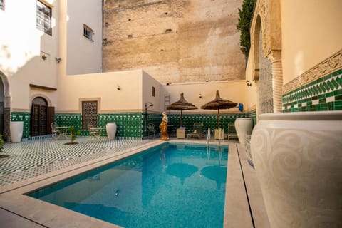 Pool view, sunbed