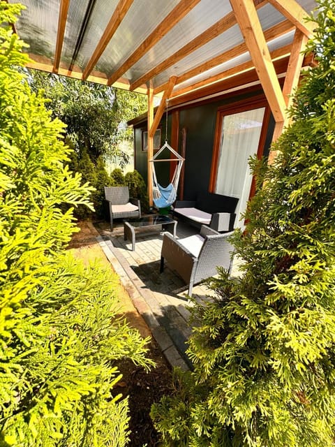 Łeba Domki z Klimatyzacją Nature lodge in Leba