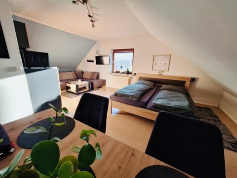 Bed, Living room, Photo of the whole room, Bedroom