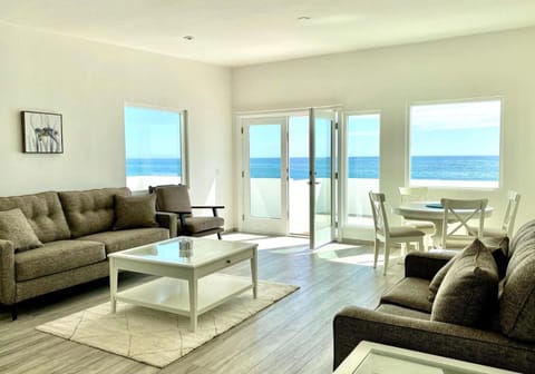 Living room, Seating area, Sea view