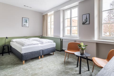 Bed, Living room, Photo of the whole room, Seating area, Bedroom