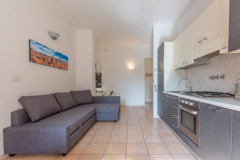 Kitchen or kitchenette, Living room