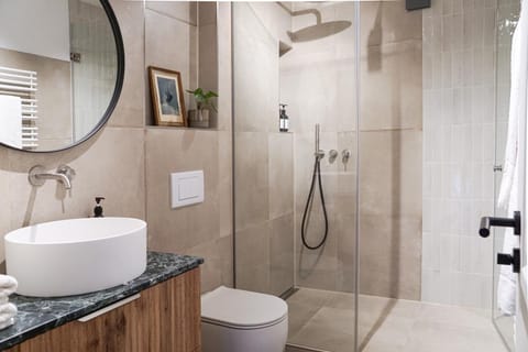 Shower, Toilet, Bathroom, towels