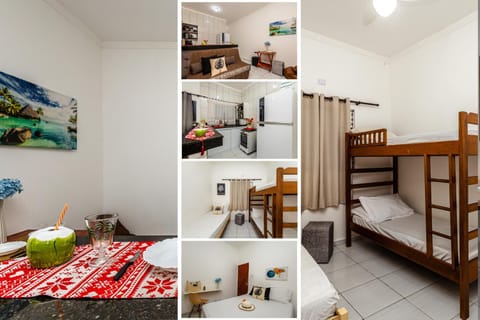 Bed, Kitchen or kitchenette, Photo of the whole room, Dining area, Bedroom, bunk bed, minibar, oven, pet friendly
