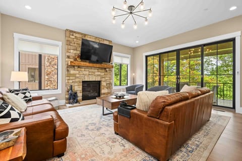 TV and multimedia, Living room, Garden view, fireplace, furniture