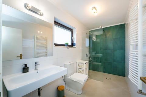 Shower, Toilet, Bathroom, towels