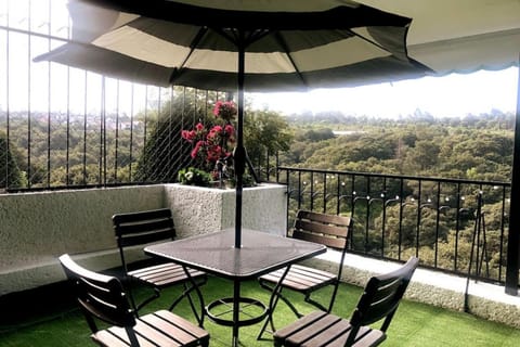 Patio, Day, Natural landscape, Garden, View (from property/room), Balcony/Terrace, Dining area, Garden view