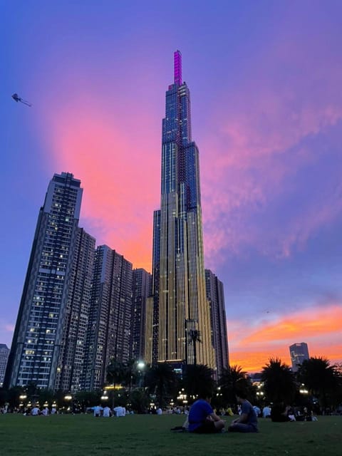 Property building, Sunset