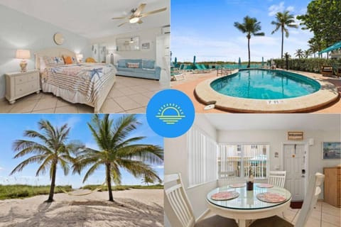 Beachfront-Access to the beach with pool and grill Apartment in Lauderdale-by-the-Sea