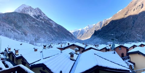 Day, Natural landscape, Winter, Mountain view