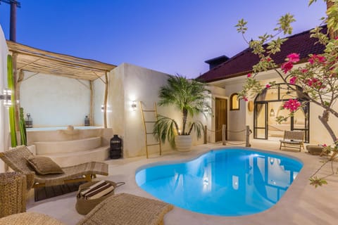 Night, Hot Tub, Pool view, Swimming pool