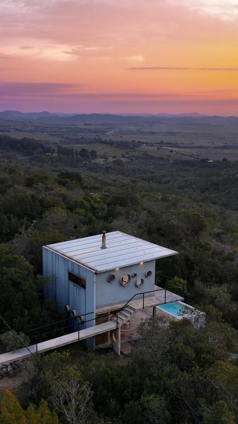 Property building, Sunset