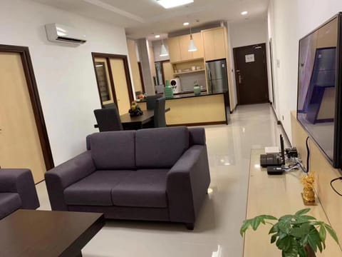 TV and multimedia, Kitchen or kitchenette, Living room, Dining area, minibar, air conditioner