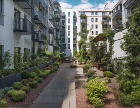 Property building, Spring, Day, Neighbourhood, Garden, Garden view