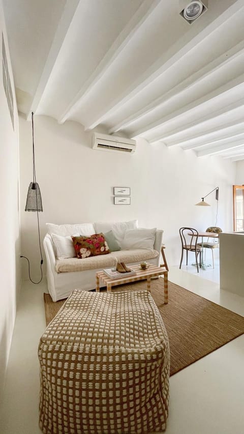 Living room, Seating area, Dining area, air conditioner