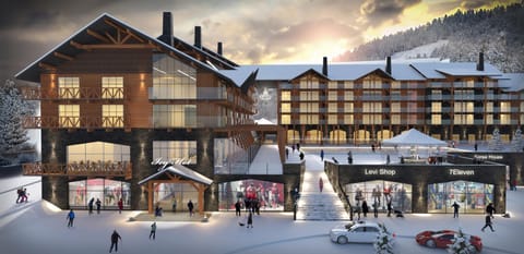 Property building, Winter, Location