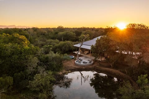 Property building, Natural landscape, Sunrise
