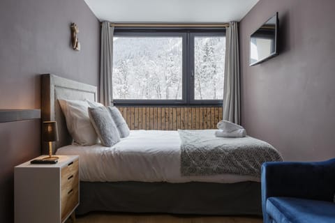 Beautiful mountain view studio by the lake Apartment in Les Houches