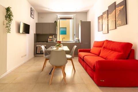 Kitchen or kitchenette, Living room, Seating area