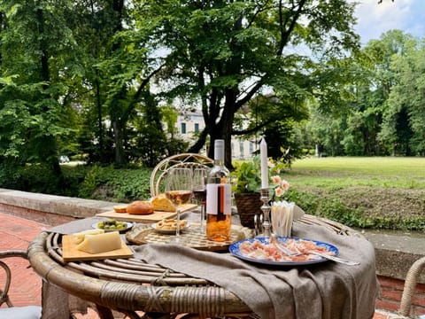 Natural landscape, Garden, Dining area, Garden view