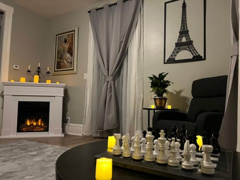 Communal lounge/ TV room, Living room, Seating area, flat iron