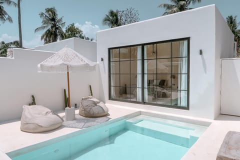 Natural landscape, Pool view, Swimming pool, sunbed