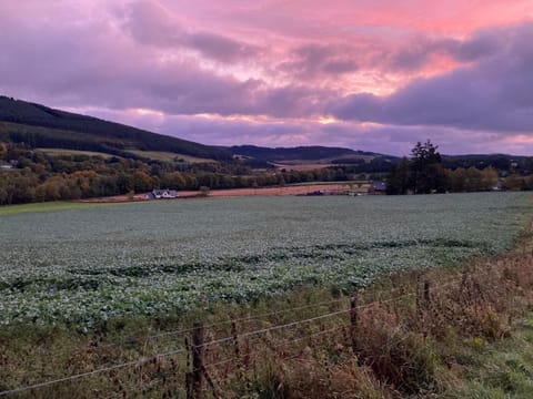 Natural landscape, Mountain view, Sunrise