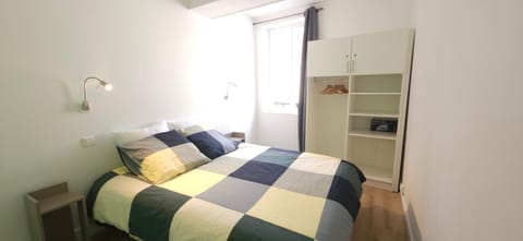 Bed, Photo of the whole room, Bedroom, furniture, wardrobe