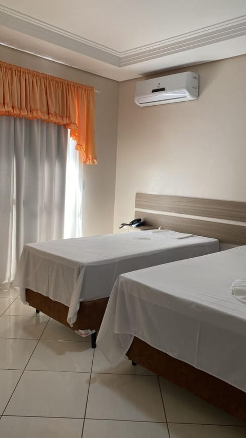 Bed, air conditioner