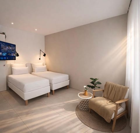 Bed, TV and multimedia, Photo of the whole room