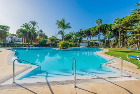 Property building, Living room, Swimming pool