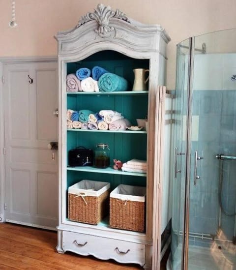 House at the foot of the castle of Fougeres House in Fougères