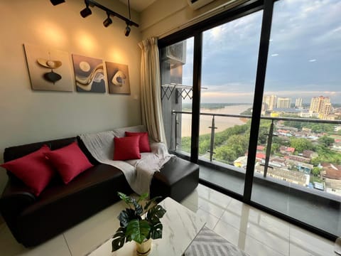 Balcony/Terrace, Living room, City view