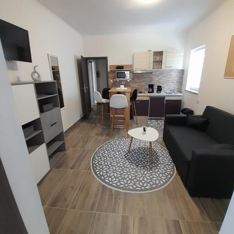 TV and multimedia, Kitchen or kitchenette, Living room, Seating area, Dining area, minibar, stove