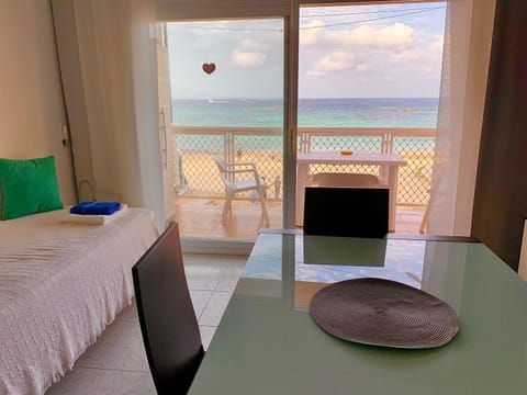 Living room, Seating area, Sea view