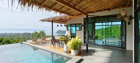 Patio, Solarium, Dining area, Sea view, Swimming pool