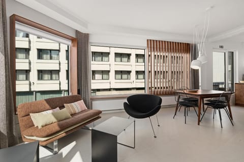 Living room, Seating area, Dining area