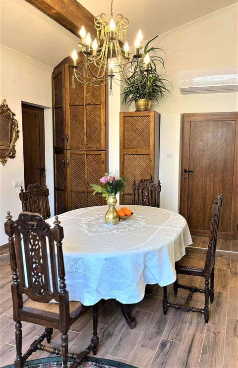 Dining area, wardrobe, air conditioner